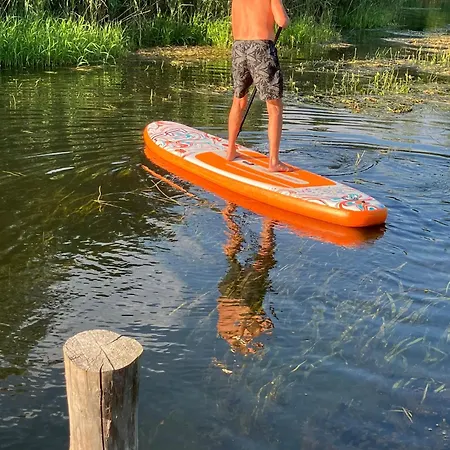 Beautiful In Masuria On River And Дом отдыха Stacze