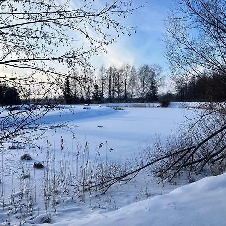 Beautiful In Masuria On River And 度假居
